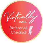 Badge Virtually Yours reference checked